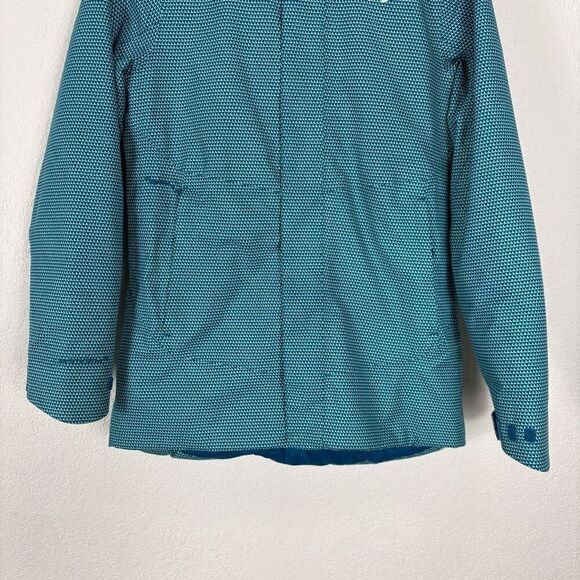 Under Armour Storm Light Blue Patterned Hooded Ski/Snowboard Fleece Lined Winter - Picture 4 of 13